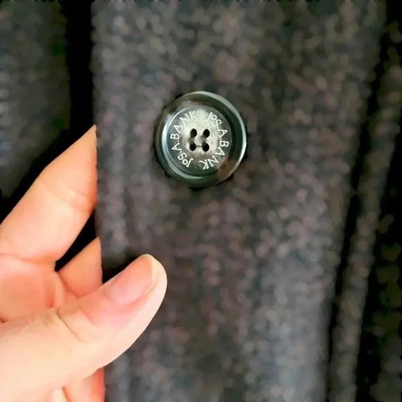 Jos. A. Bank Wool Blend Brown Tweed Winter Executive coat Size M - Picture 11 of 14